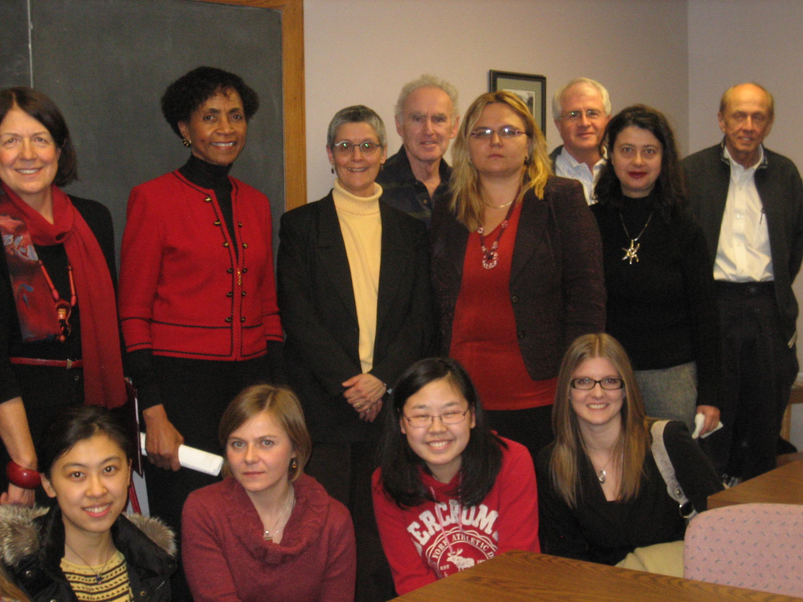 Bernadette Gray-Little posing with student council