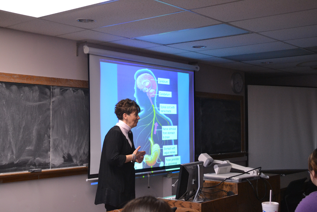 Irena talking about image of brain, and liver