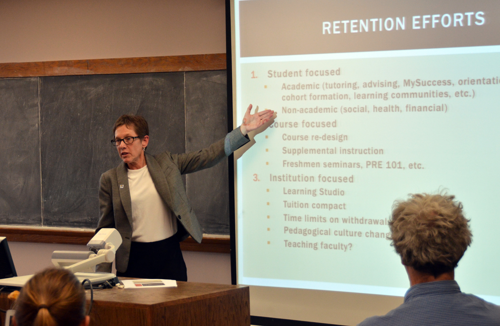 Ann Cudd talking about Retention Efforts